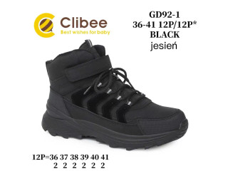 Ботинки детские Clibee GD92-1 black 36-41