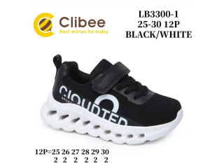 Кросівки дитячі Clibee LB3300-1 black-white 25-30