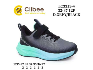 Кросівки дитячі Clibee LB3313-4 d.grey-black 32-37