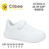 Кросівки дитячі Clibee LC3324-2 white 34-39