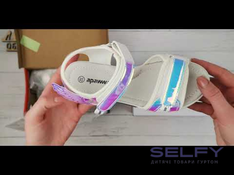 Босоніжки дитячі Apawwa GX410 silver 26-31, Фото 3