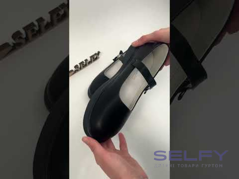 Туфли детские Apawwa ABC0753P black 30-35, Фото 3