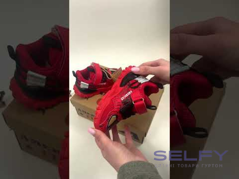 Кросівки дитячі American Club BD 08/21 червоний 22-26, Фото 4