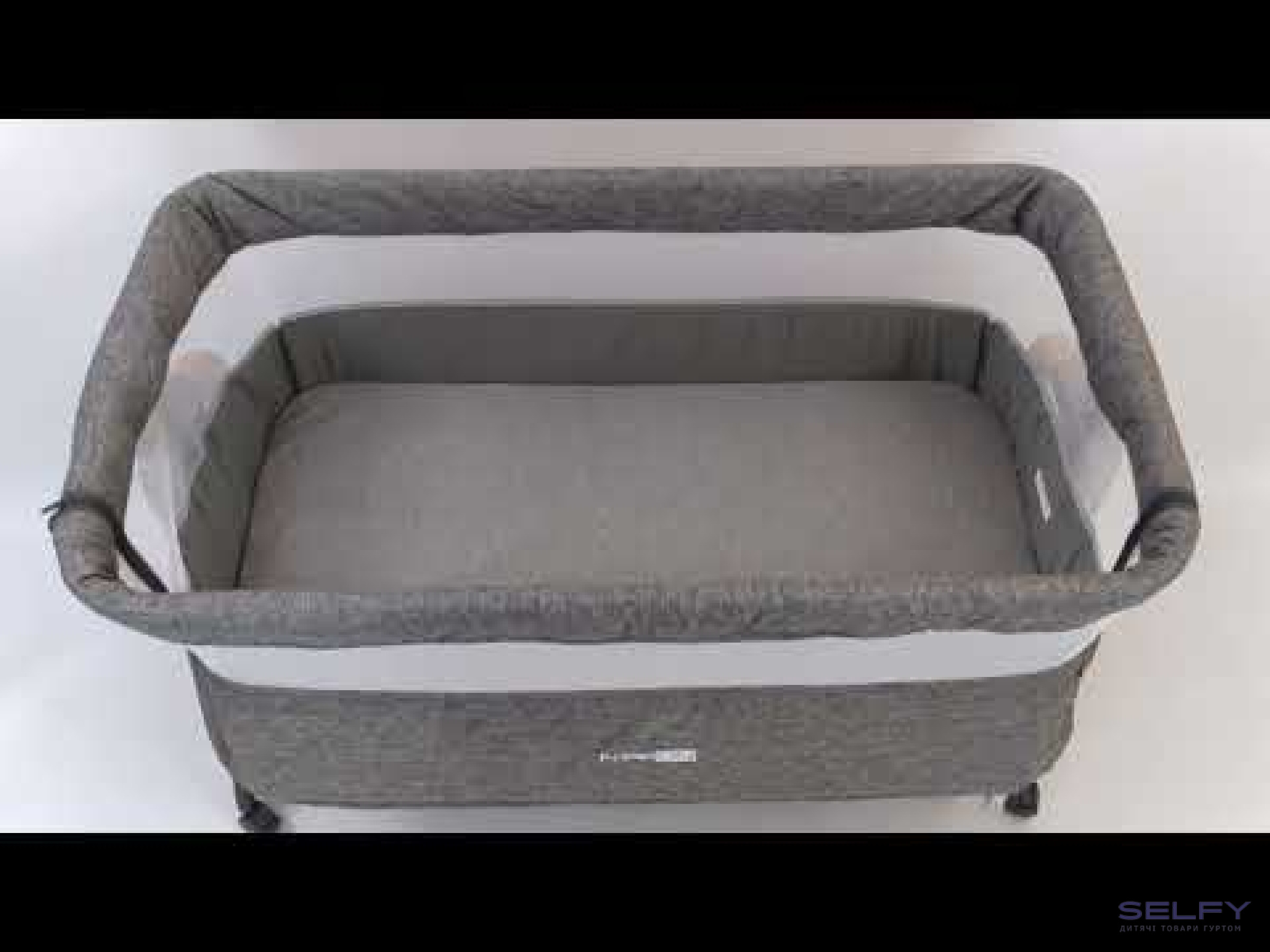 Кроватка для ребенка приставная FreeON Bliss, grey, Фото 5