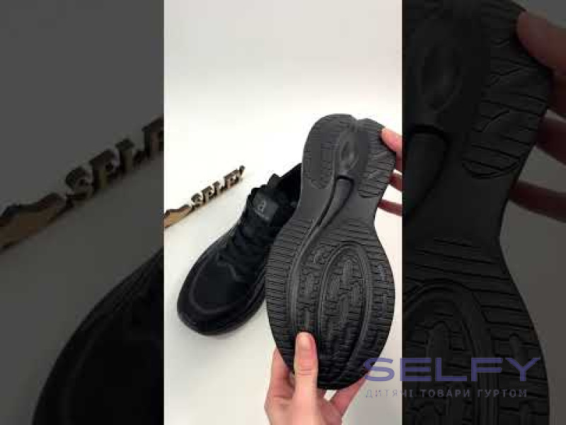 Кроссовки детские Apawwa ABC1523R black 38-43, Фото 3