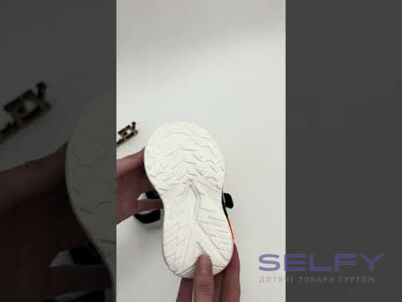 Кросівки дитячі Clibee EA670 black-orange LED 22-27, Фото 3