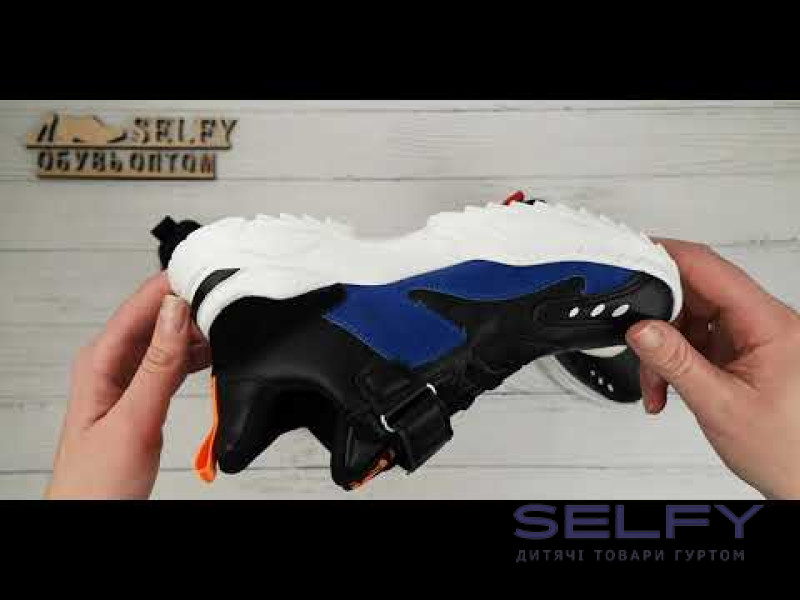 Кроссовки детские Clibee E-72 black-blue 32-37, Фото 3