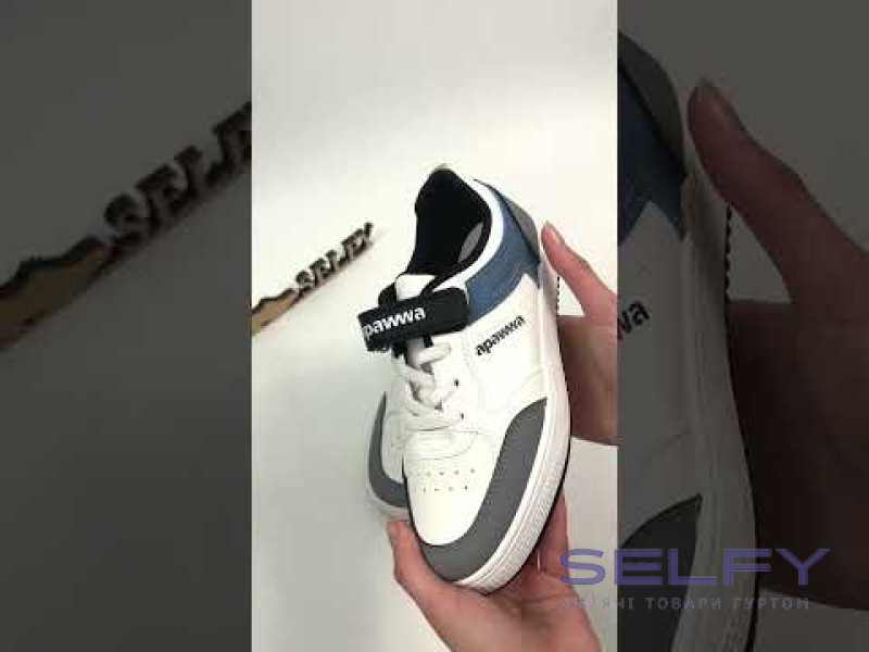 Кросівки дитячі Apawwa ABC1313P navy-white 31-36, Фото 3