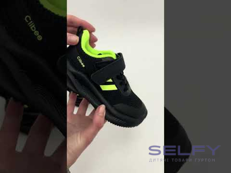 Кросівки дитячі Clibee EB718-5black-green 27-32, Фото 3