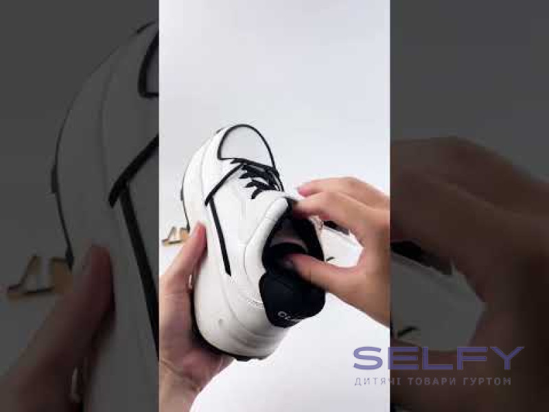 Кросівки дитячі Clibee KC511 white-black 32-37, Фото 3