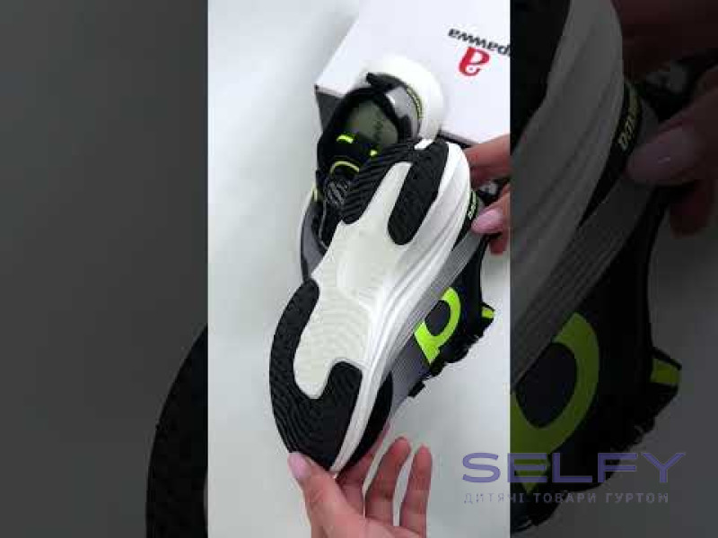 Кроссовки детские Apawwa ABC2533P black 32-37, Фото 3