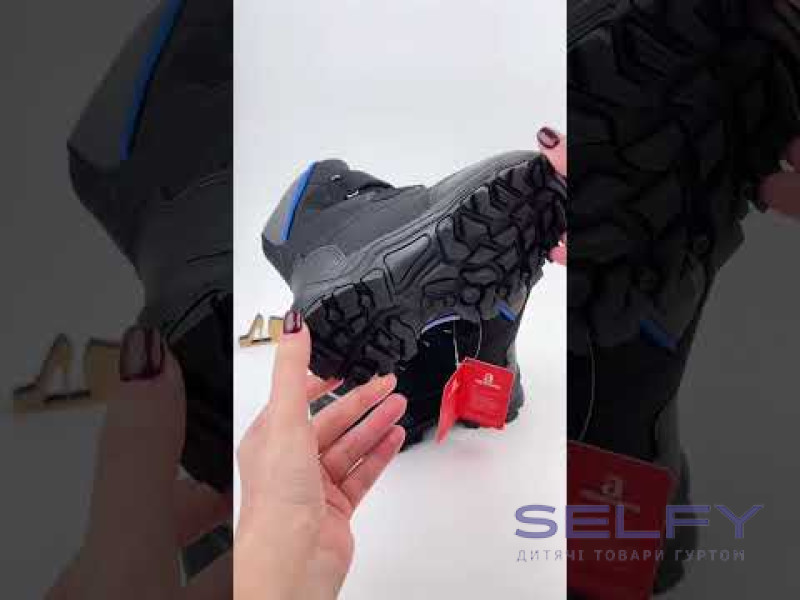 Черевики дитячі Apawwa I3616R-A black-navy 27-32, Фото 3