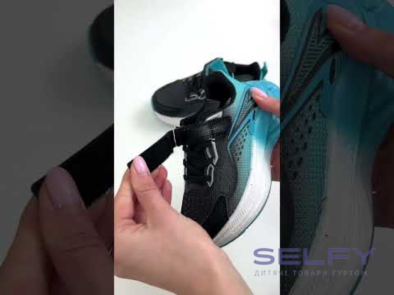 Кросівки дитячі Apawwa ABC1873P black-blue 32-37, Фото 3