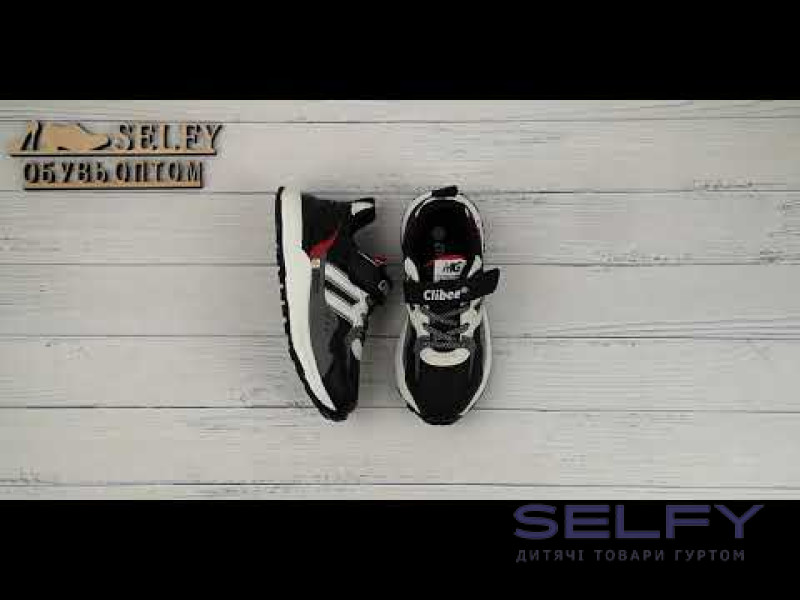 Кроссовки детские Clibee L-217 black-red 32-37, Фото 3