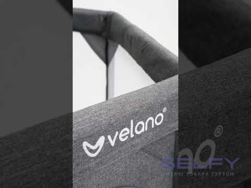 Манеж детский шестиугольный VELANO Star, grey, Фото 12