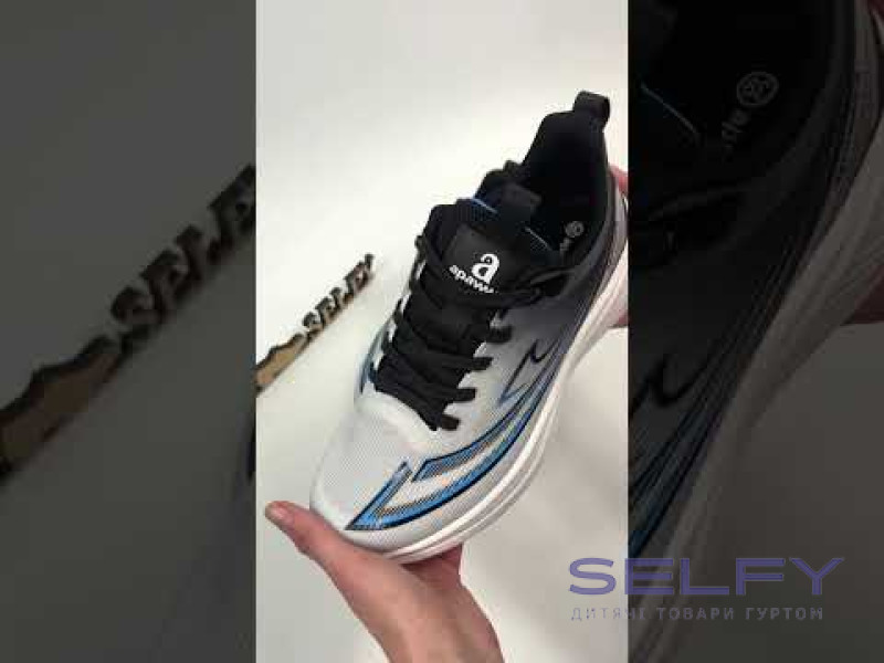 Кроссовки детские Apawwa ABC1533R black-navy 38-43, Фото 3