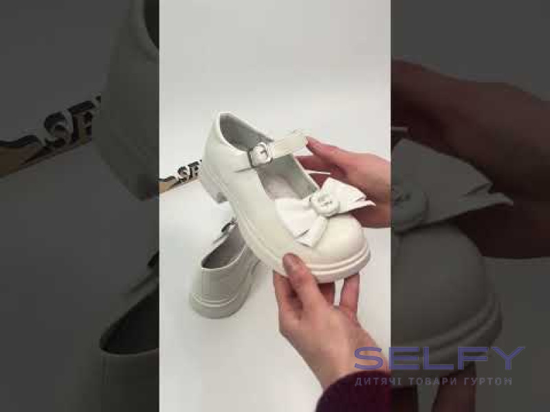Туфли детские Apawwa ABC1903P white 31-36, Фото 3