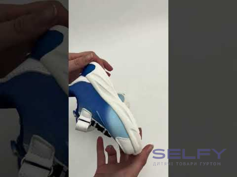 Кросівки дитячі Clibee EA670 white-royal LED 22-27, Фото 3