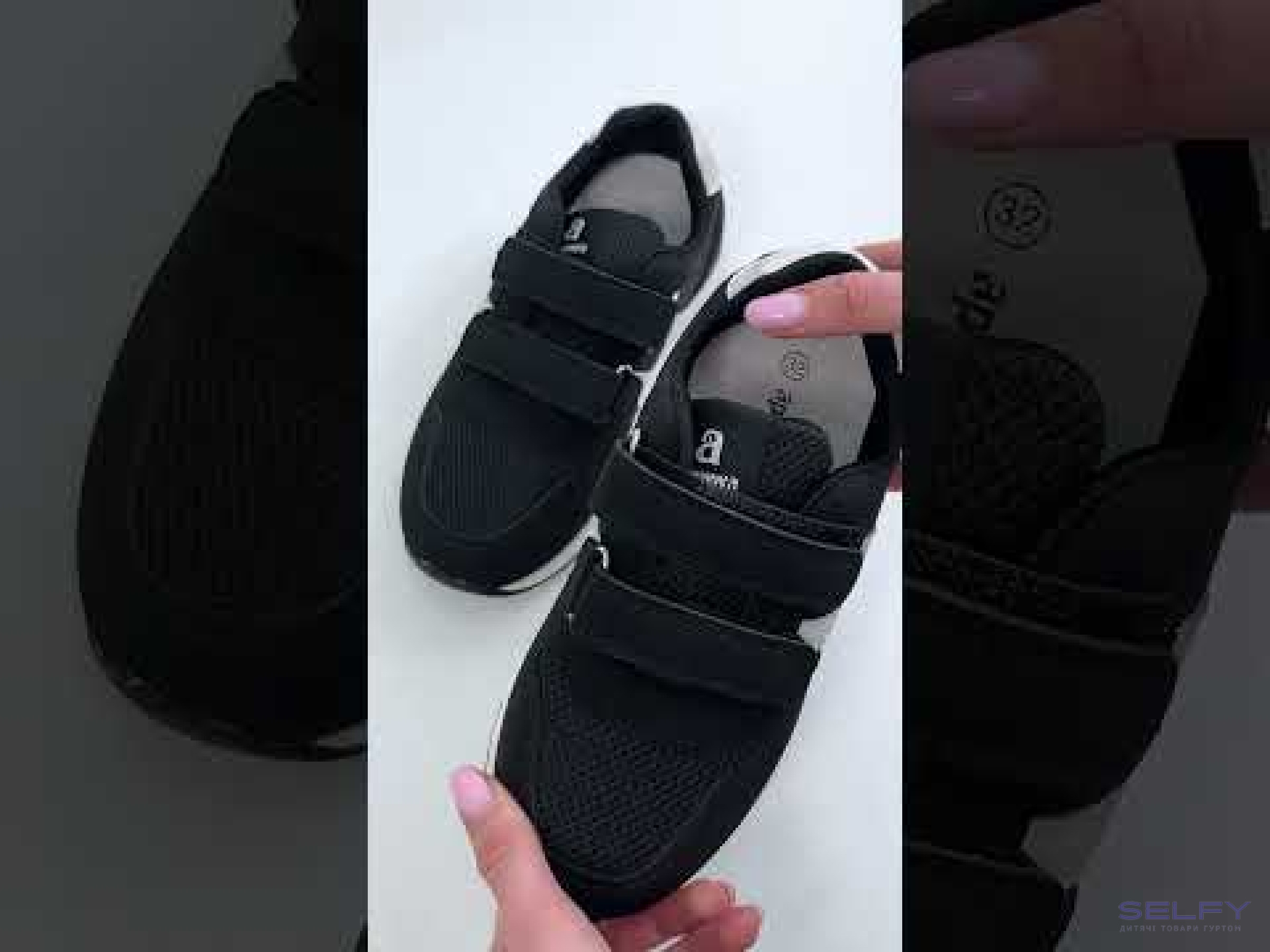 Кросівки дитячі Apawwa ABC1933P black 32-37, Фото 3