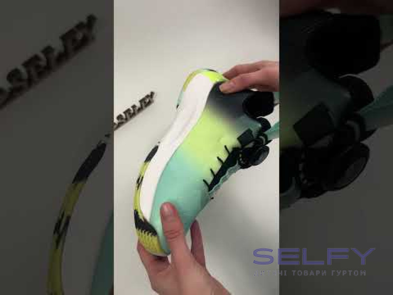 Кроссовки детские Apawwa ABC0723R black-green 33-38, Фото 3