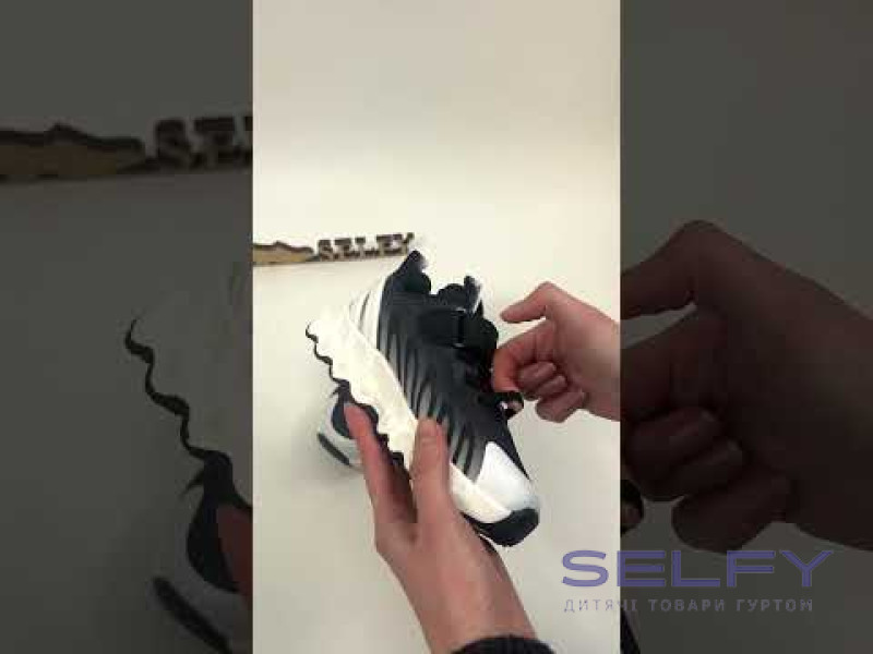 Кросівки дитячі Clibee LB1182-6 black-white 25-30, Фото 3