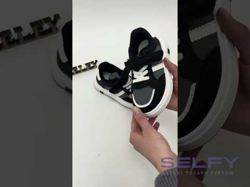 Кросівки дитячі Clibee LB1185-1 black-grey 26-31, Фото 3