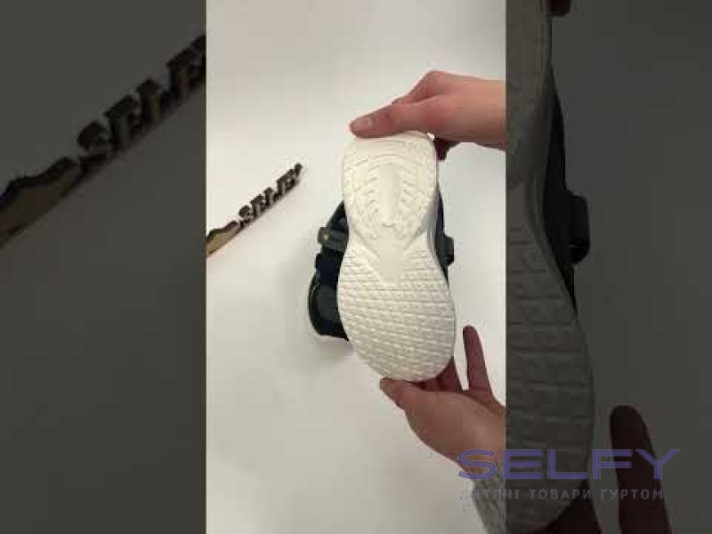 Кроссовки Apawwa ABC1322P black-grey 23-28, Фото 3