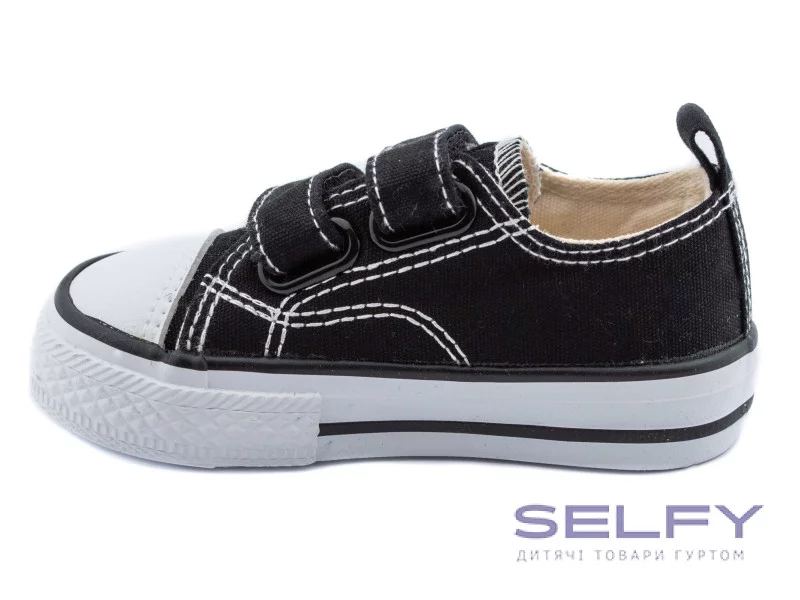 Кеды детские Apawwa RC03 black 19-24, Фото 3