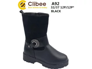 Чоботи зимові дитячі Clibee A92 black 35, 36 (відсутня пряжка в 36 розмірі)