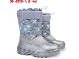 Дутики ALEX серебряные 23-27