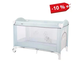 Кровать-манеж детская FreeON Balloon elephant Dusty Mint