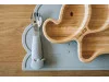Столовые детские приборы FreeON Elephant металлические с силиконовой ручкой, серые, Фото 6