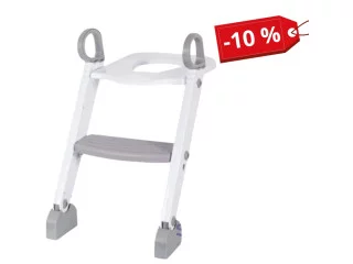Детский горшок с лестницей FreeON White-Grey