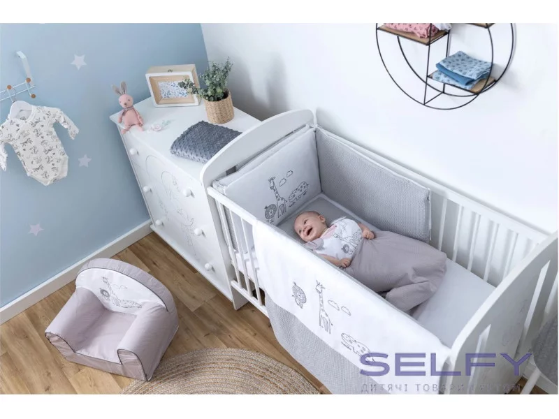Комплект дитячої постільної білизни Bubaba by FreeON SAFARI (6 шт.), Фото 6
