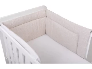 Бортик для дитячого ліжечка Bubaba by FreeON BEIGE 190х40 см