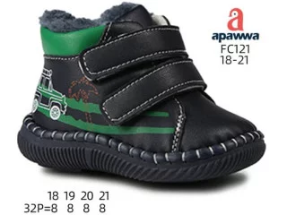 Пінетки зимові Apawwa FC121 green 18-21
