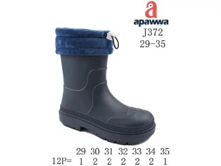 Гумові чоботи дитячі Apawwa J372 navy 29-35