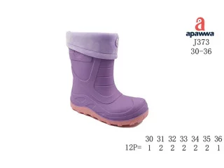 Резиновые детские сапоги Apawwa J373 purple 30-36