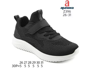 Кросівки дитячі Apawwa Z396 black-w 26-31