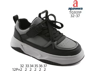 Кросівки дитячі  Apawwa TG931P black-grey 32-37
