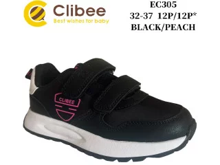 Кросівки дитячі Clibee EC305 black-peach 32-37