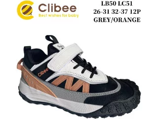 Кросівки Clibee LC51 grey-orange 32-37