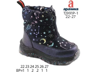 Дутики Apawwa TJ991P-1 navy 22-27