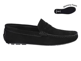 Мокасини ШКІРА American Club CY 116 чорні 41-45 (366/25)
