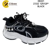 Кросівки дитячі Clibee EB321 black 27-32