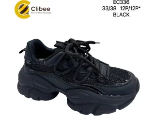 Кросівки дитячі Clibee EC336 black 33-38