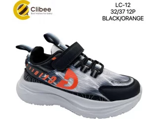 Кросівки дитячі Clibee LC-12 black-orange 32-37