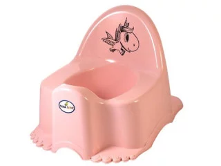 Горщик дитячий Unicorn з музикою pink