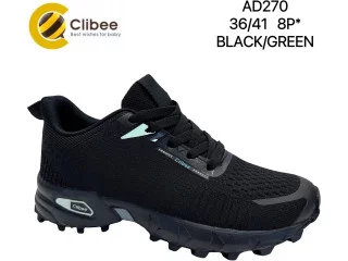 Кросівки Clibee AD270 black-green 36-41