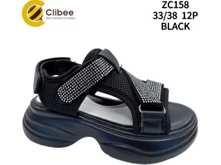 Босоніжки дитячі Clibee ZC158 black 33-38